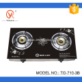 2017 Tempered Glass Top Gas stove 2 Burners china